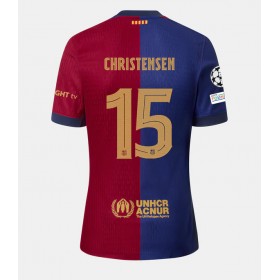 Pánské fotbalový oblečení Barcelona Andreas Christensen #15 Domácí košile 2024-25 Krátkým Rukávem